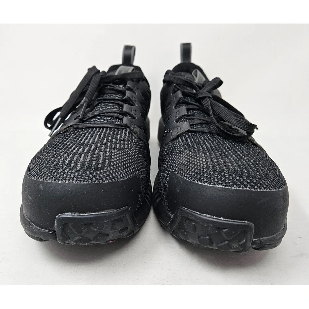 Reebok Work Men's Fusion Flexweave Comp Toe‎ Athletic Black and Grey 8M EUC!